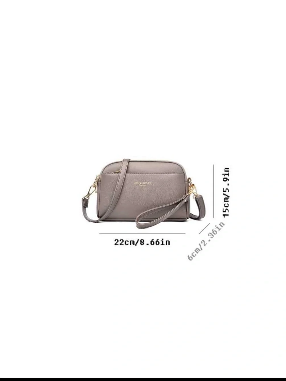 Taupe handbag